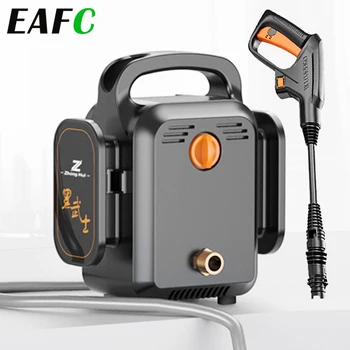 EAFC 고압 세차기, 100Bar 워셔, 물총 도구 펌프, 리튬 배터리, 자동 가정 정원 무선 세차용