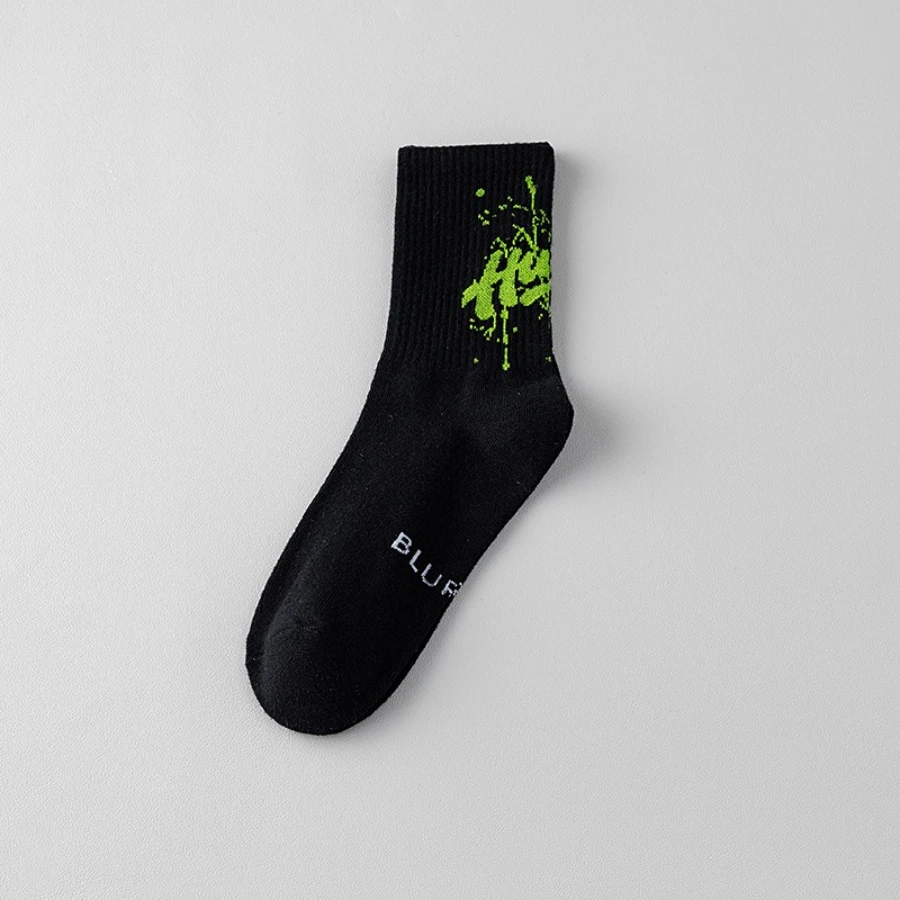 10 أزواج من الجوارب الرياضية للربيع والخريف للرجال عشوائيًا، مصممة خصيصًا للرياضات عالية الكثافة مثل كرة السلة