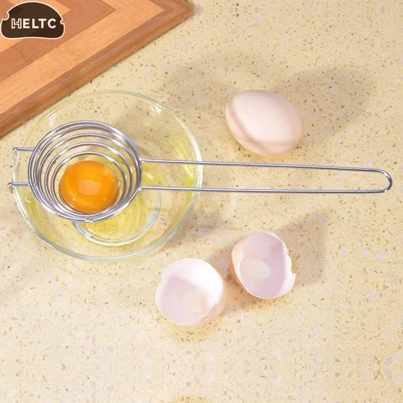 1PC Premium Stainless Steel Egg Yolk Separator - Effortless Egg White And Yolk Divider With Filter Function For Separated Eggs