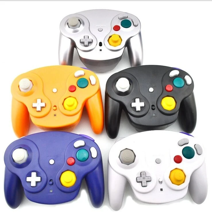 2.4GHz game Controller Wireless Game pad joystick for GameCube for NGC for Wii shock turbo clear function NOT bluetooth