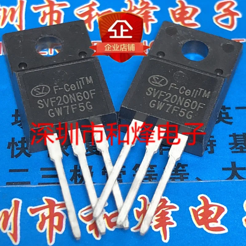 5PCS-10PCS SVF20N60F  TO-220F 600V 20A      ORIGINAL ON STOCK