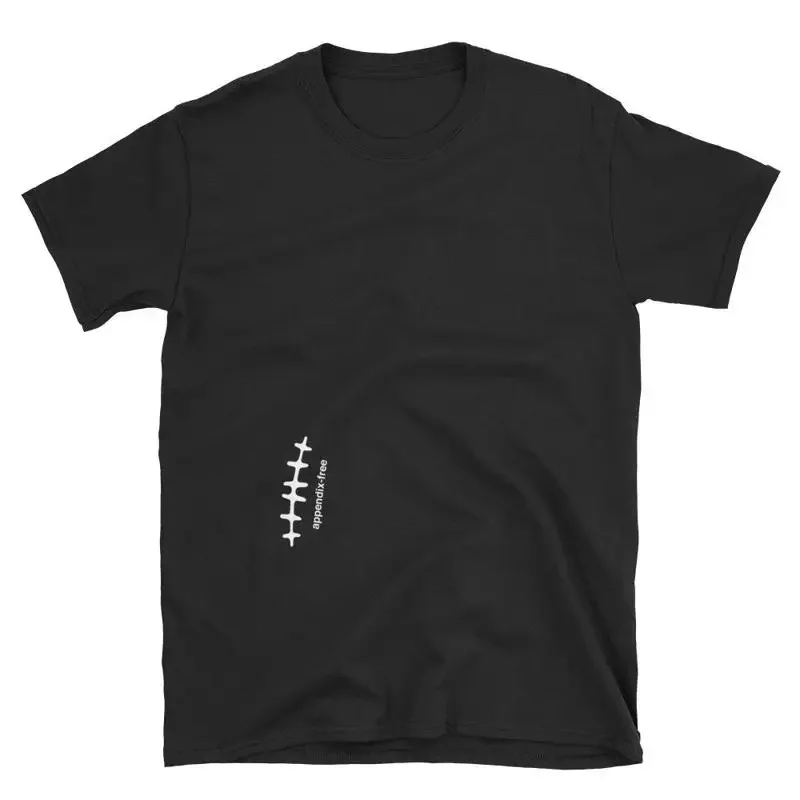 Appendicitis Scar T Shirt Funny Appendix Surgery Get Well Appendectomy Recovery Present