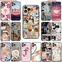 UR-41 Love Jesus Silicone Case For VIVO V15 V20 V20i V21 V21E V23 V23E V25 V25E Y53 Y69 Y71 SE Pro