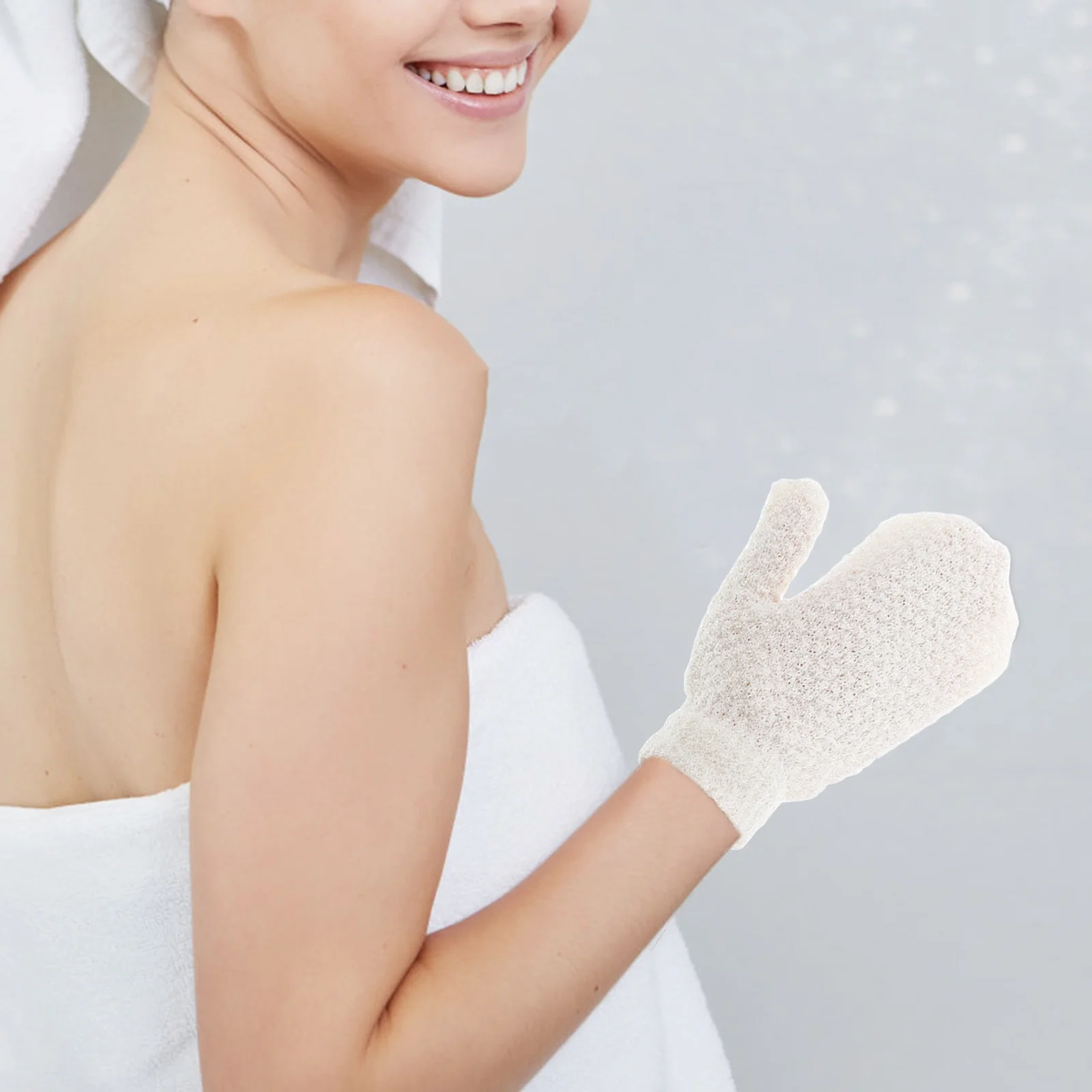 

Exfoliating Gloves Double Sided Body Scrubber Shower Bath Glove For Men Women Skin Renewal Tool Reusable Spa Mitt