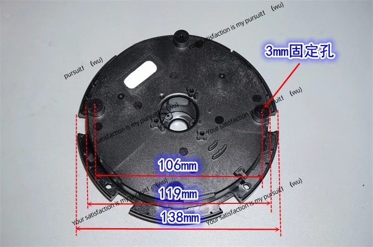 119Mm Large Diameter External Rotor Brushless Motor DIY 12-24V Low Speed High Torque Brushless Motor