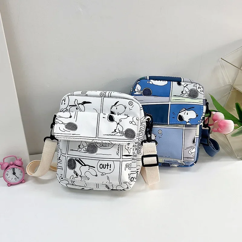 Fashion Nylon Shoulder Bag Cute Snoopy Crossbody Bag Mini All-match Handbag