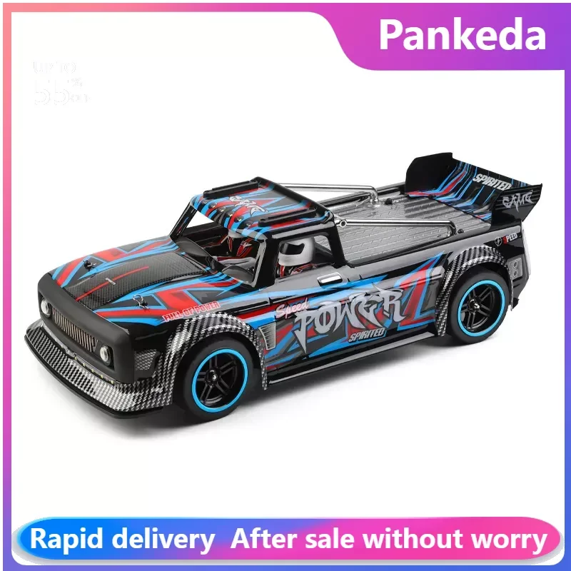 104072 1/10 4WD 60Km/H High Speed Racing 2.4GHz RC Car Upgrade Brushless Motor Off-Road Drift Car cars for adults Birthday toy