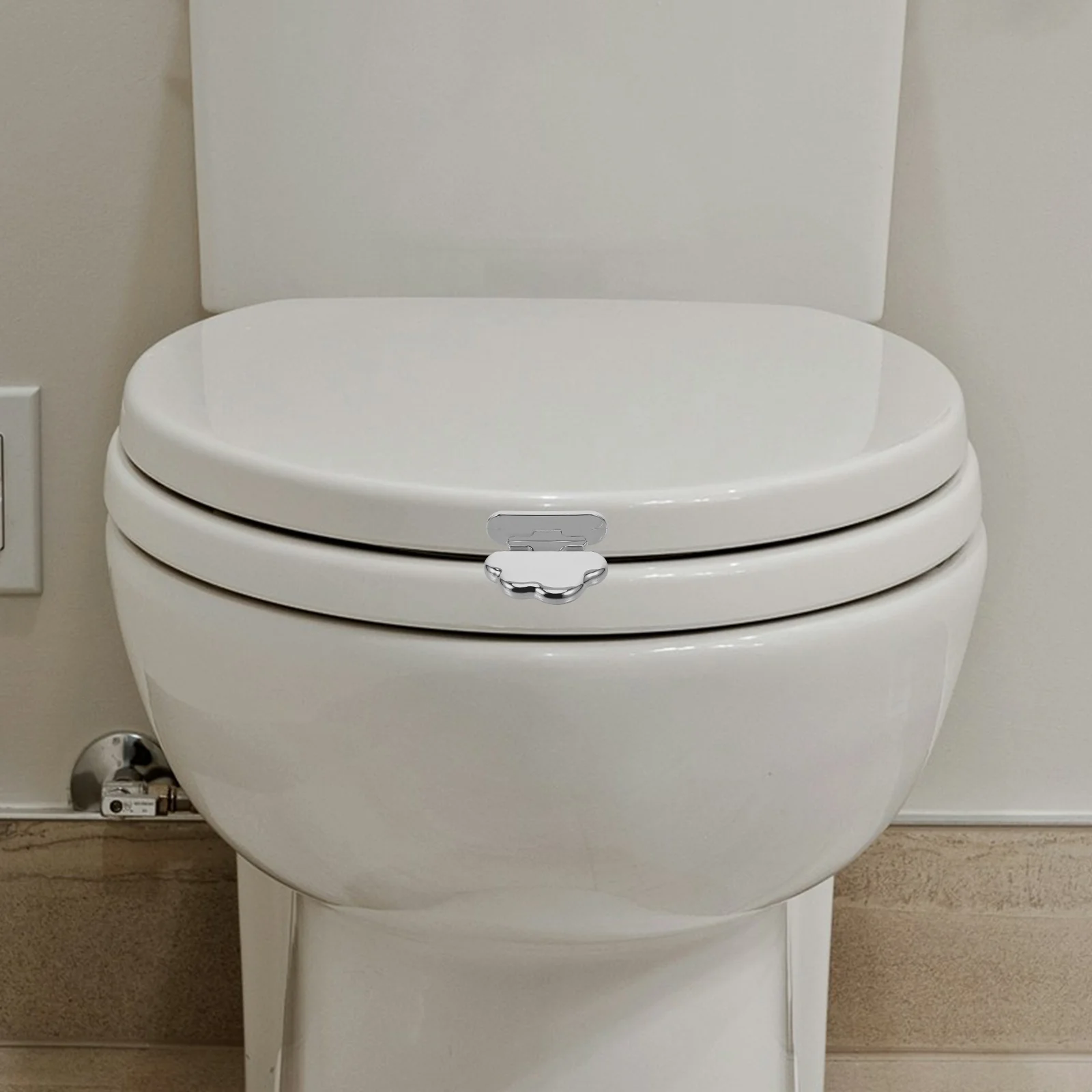 

2pcs Silicone Toilet Lid Lifter Bathroom Seat Cover Lift Tool Adhesive Handle Universal Fit Lavatory Supplies