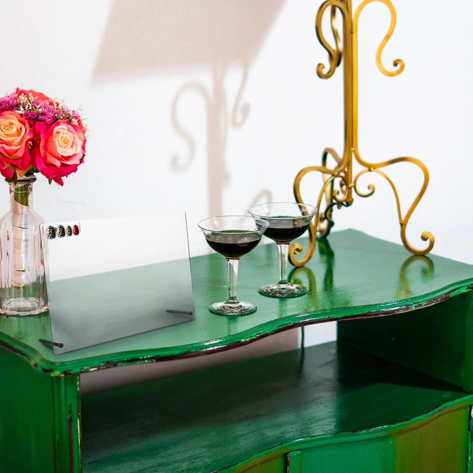 

1Set Acrylic Display Board for Nail Tips Clear Transparent Design with Steel Brackets 50-Piece Strip Set Ideal Show Stand