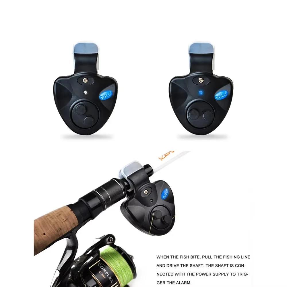 NGB Fishing Bite Alarm Without Battery Electronic Buzzer Fishing Rod Siren Daytime Night Indicator view 5