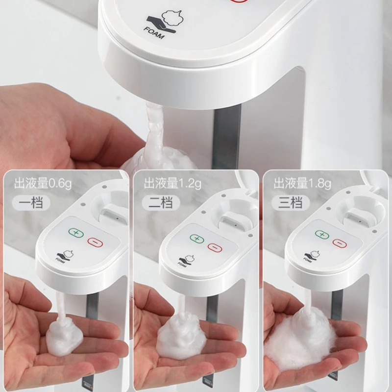 Mới Bình Đựng Xà Phòng Tự Động Cảm Biến Thông Minh Da Màu Tay Máy Di Động Cảm Biến Hồng Ngoại Giặt Tay Máy Nhà