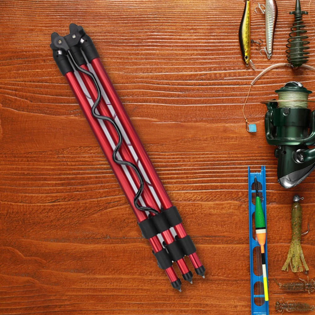 

Fishing Rods Tripod Stand Telescopic Aluminum Alloy Fishing Rod Holder Folding Sea Pole Support Frame Fishing Pole Stand