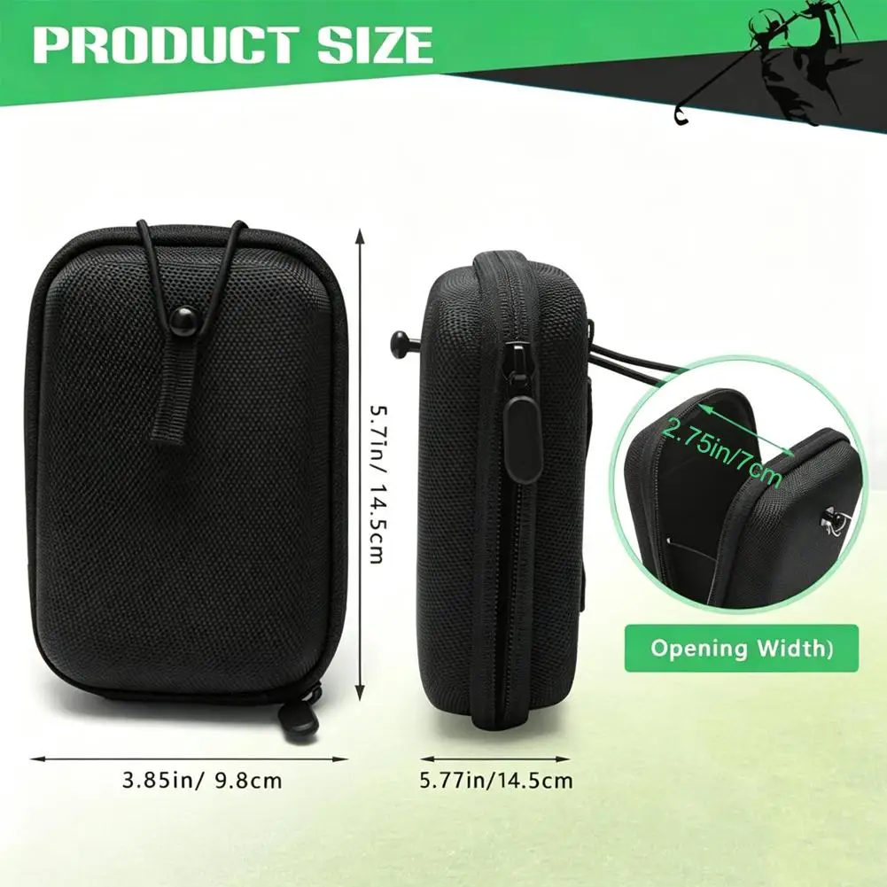 EVA Hard Rangefinder Case Protective Carrying Bag Universal Storage Pouch for Golf Hunting Laser Telescope Mini Range Finder view 5