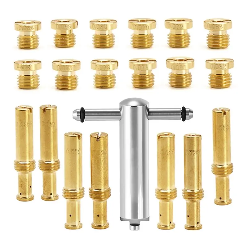 

M49K-Tool Kit And 20Pcs Carburetor Intermediate Main Jets For Big Twin& Sportster S& S Shorty Carb Super E B G