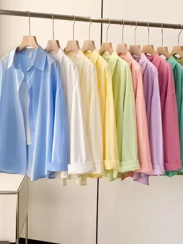 Korean Style Slim Fit Women's Shirt
