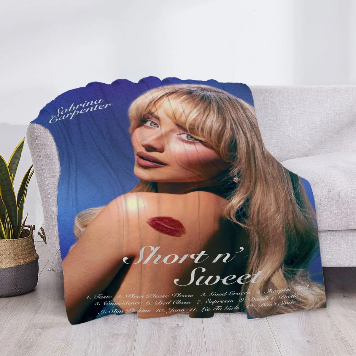 

Blanket Sabrina Carpenter Luxury Cover Plaid Fluffy Soft Blankets & Throws Throw Sofa Knee Microfiber H Anime Child Cute