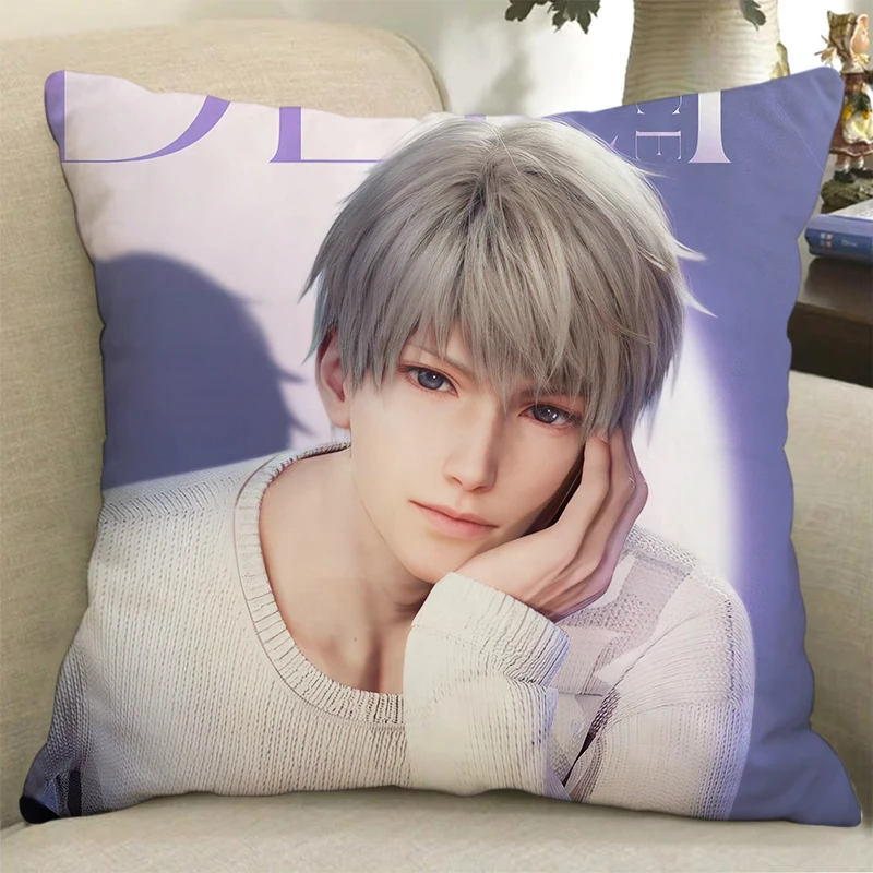Game Love and Deepspace Merch Xavier セイヤ 심성훈 Cosplay Pillowcase Soft Throw Pillow Inner Covers Two Sides Customizable Gifts