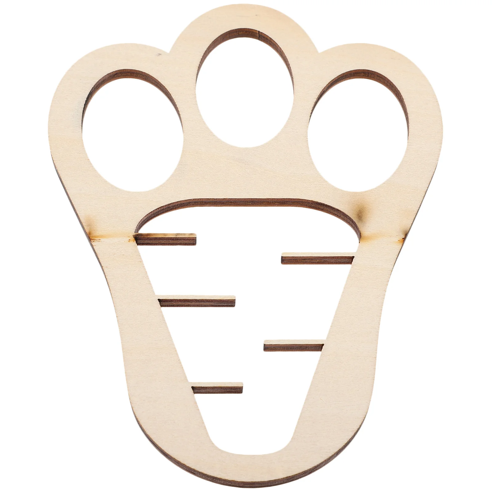 

Rabbit Footprint Wood Chips DIY Wooden Easter Cutouts Crafts Lightweight Color Graffiti Safe Comfortable Unfinished Pieces