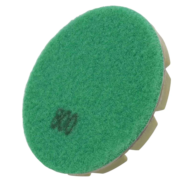 A20F-6 PCS Diamant-Bodenpolierpads, Harzbindung, Terrazzo-Bodendurchmesser 10,2 cm