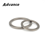 30mm/38mm Titanium Alloy Key Ring Keychain Accessories Buckle Multifunctional Outdoor EDC Tool