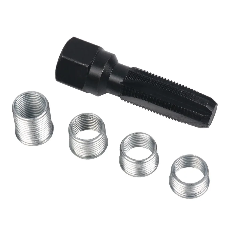 

14mm Car Cylinder Head Tap Spark Plug Rethreading Helicoil Thread Repair Tool Kit Spark-plug Hole Sleeve for Repair Parts