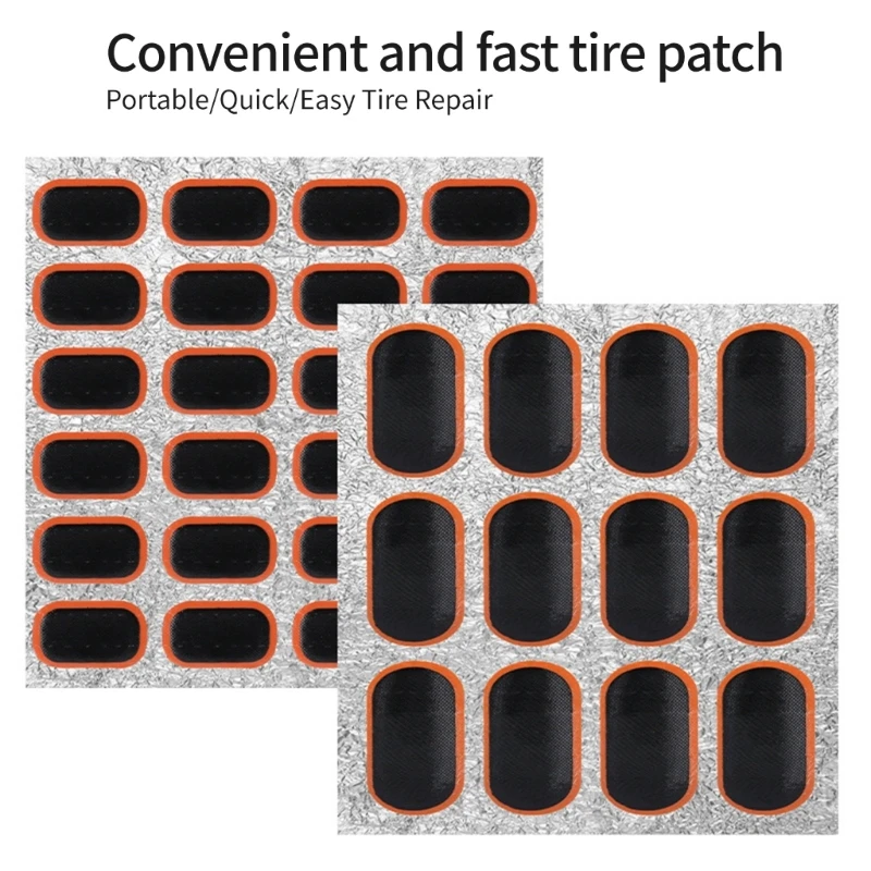 

Bicycles Portables Tire Puncture Repair Patches Cycling Thin Bike Tire Patches Suitable for Various Cycling Lover