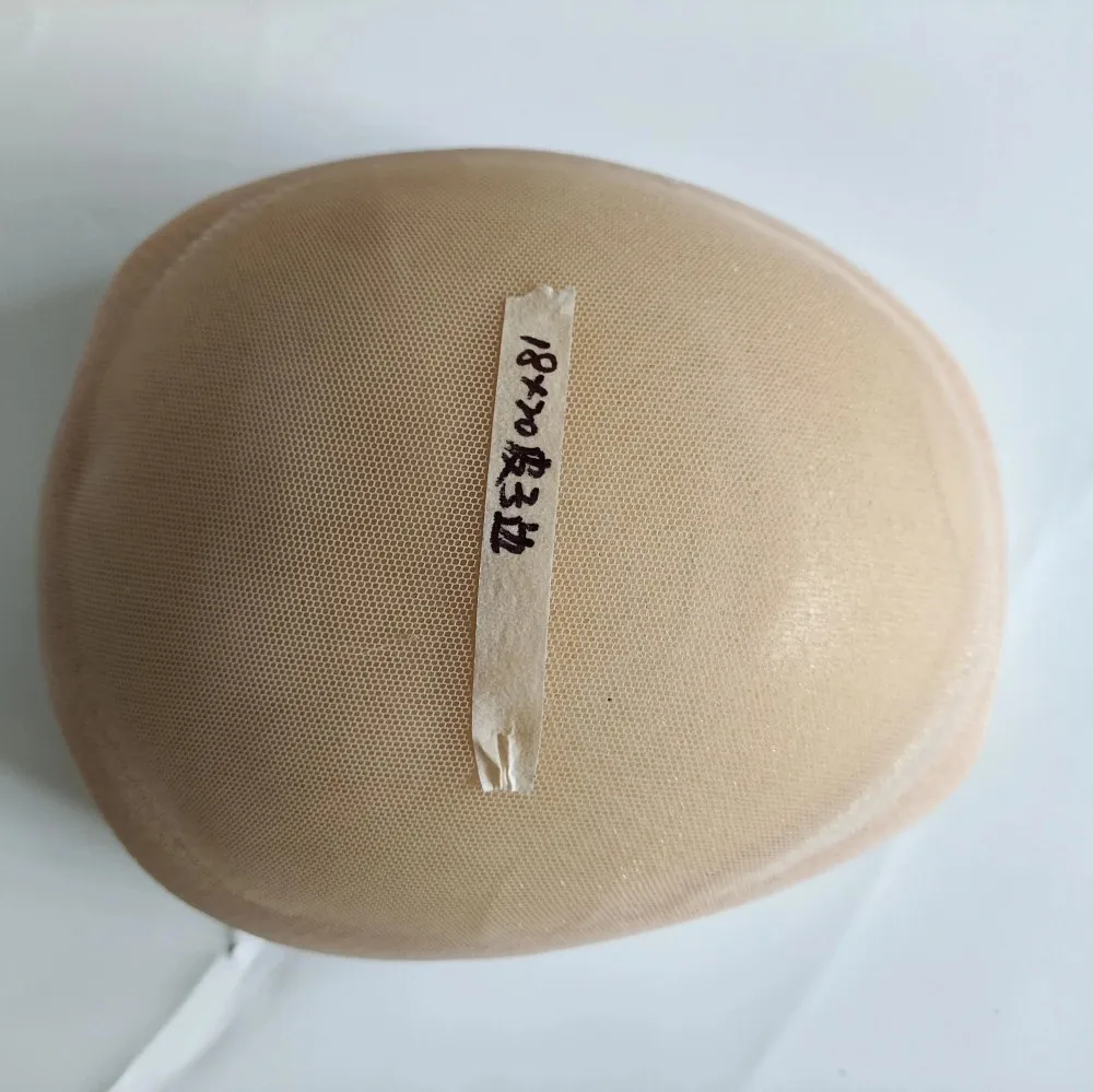 Two Layer Of Lace Net And Diamond Net With Edge Pre Glued Lace  Wig Cap For Crocheting Hairpieces And Wigs