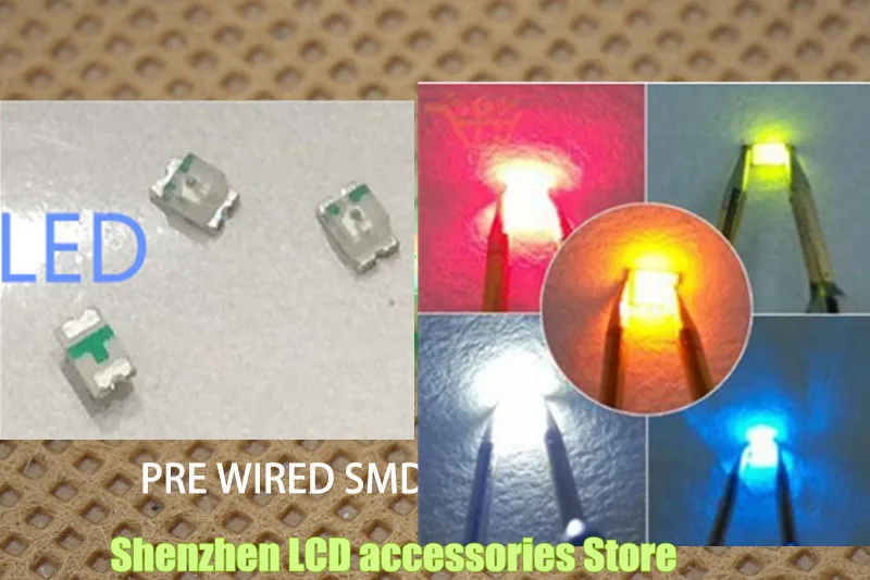 2000piece/lot   5 colors x400pcs =2000pcs   SMD 0805 led Super Bright Red/Green/Blue/Yellow/White W