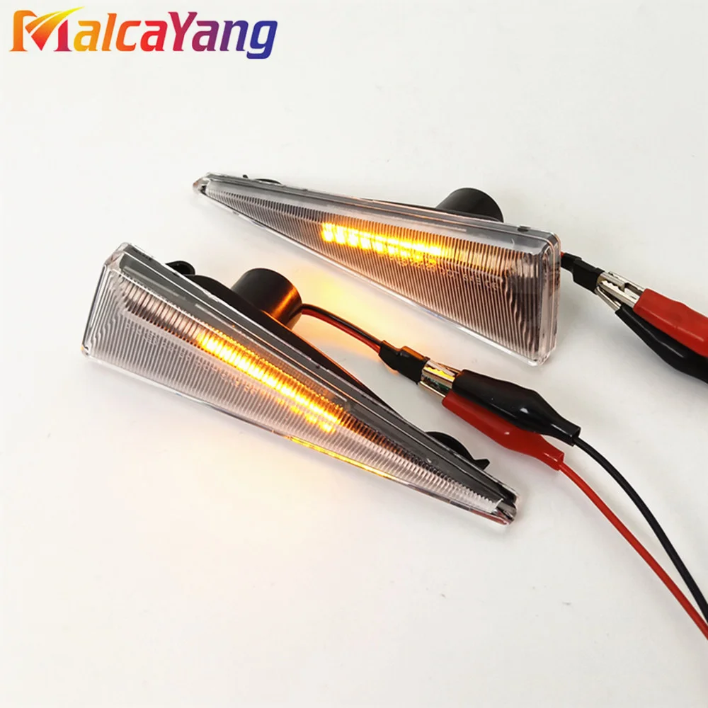 Picture 7: 2Pcs Dynamic LED Side Marker Light Turn Repeater Lamps For Renault Espace MK4 Vel Satis Wind Avantime Megane 2 Scenic 2 Espace 4