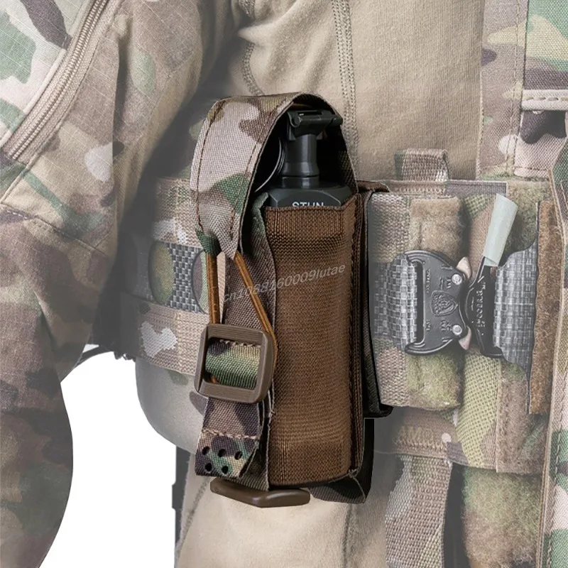 Tactical Shock Grenade Pouch V2 Airsoft Universal Grenade Bag Elastic Tab/Fixed Hunting Plate Carrier MOLLE Accessories Gear