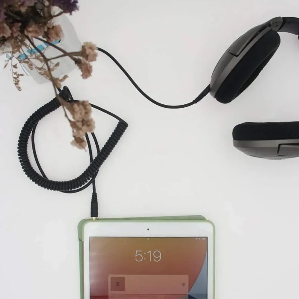 Kabel pegas pengganti 6.35mm untuk headphone DJ SHP-740DJ nitril SHP-940M