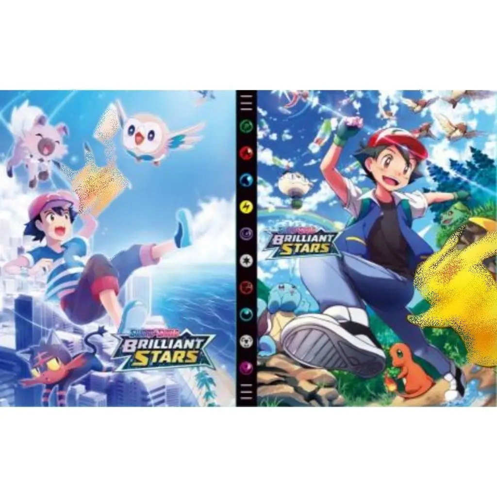 Waterproof 9Pocket 540PCS Album Binder Photocard Photo Album Charizard Squirtle Holder Binder Collections Children Gifts