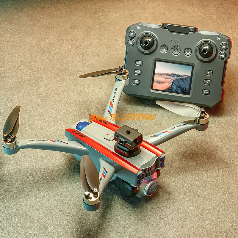 8K ESC Brushless Remote Control with Screen FPV Drone Toy 2.4G Headless Mode Obstacle Avoidance Optical Flow Hover RC Quadcopter