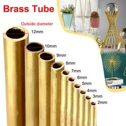 Brass Round Bar Diameter 2/3/4/5/6/7/8/9/10/11/12/13/14/15mm Length 300mm Brass Rod Pipe Brass Tube Modelmaking Cutting Tool