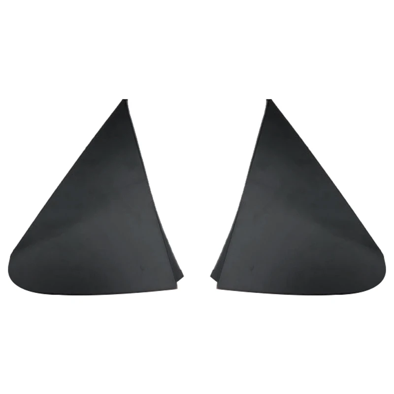 

2Pcs Car Front Window Plate Side Mirror Corner Triple-cornered Window Garnish Cover Panel for Toyota Yaris 2008-2012