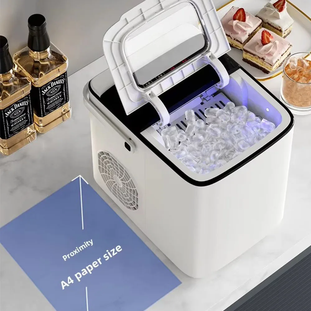 High Efficiency Ice Maker Machine Automatic Operation Clear Sphere Ice Machine For Bar Home Office Ice Cube Block Machine