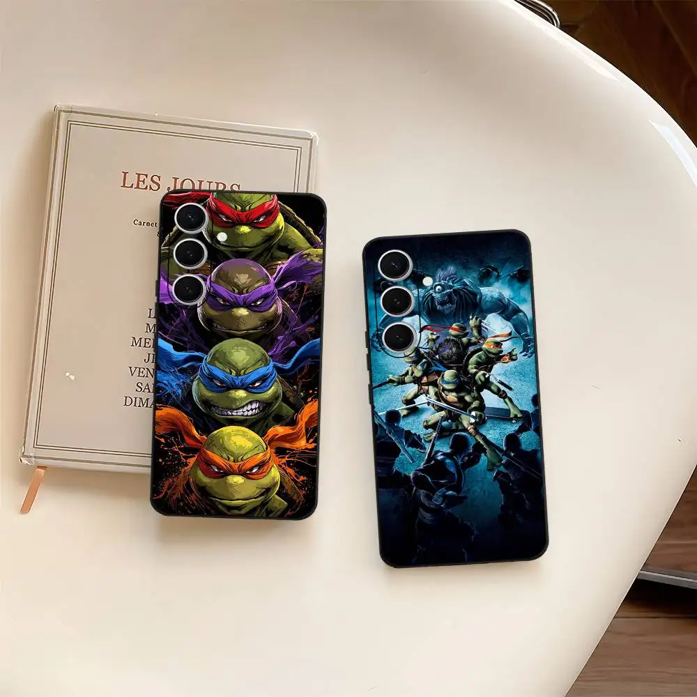 Film N-Ninja Cartoon T-Turtle Handyhülle für Samsung S 24 Fe 25 Ultra Plus 20 Lite 21 30 22 23 24 22 Ultra 5G Fundas