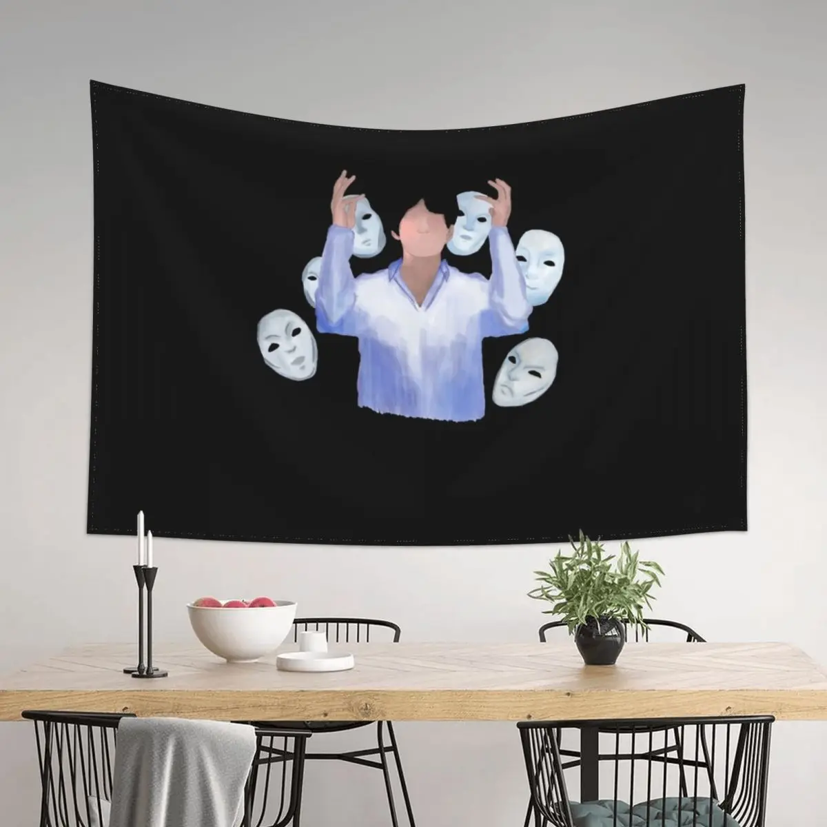 

taehyung singularity Tapestry Art Mural Room Decoration Accessories House Decor Bedroom Decoration Tapestry