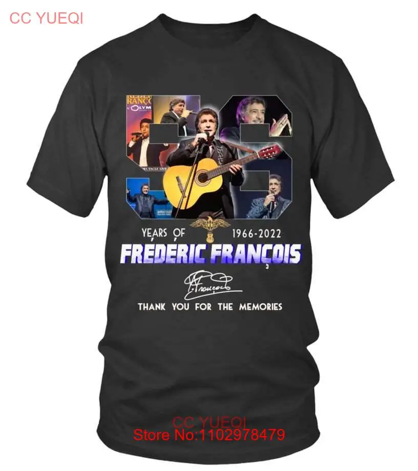 FREDERIC FRANCOIS 56 YEARS OF 1966-2022 T-SHIRT