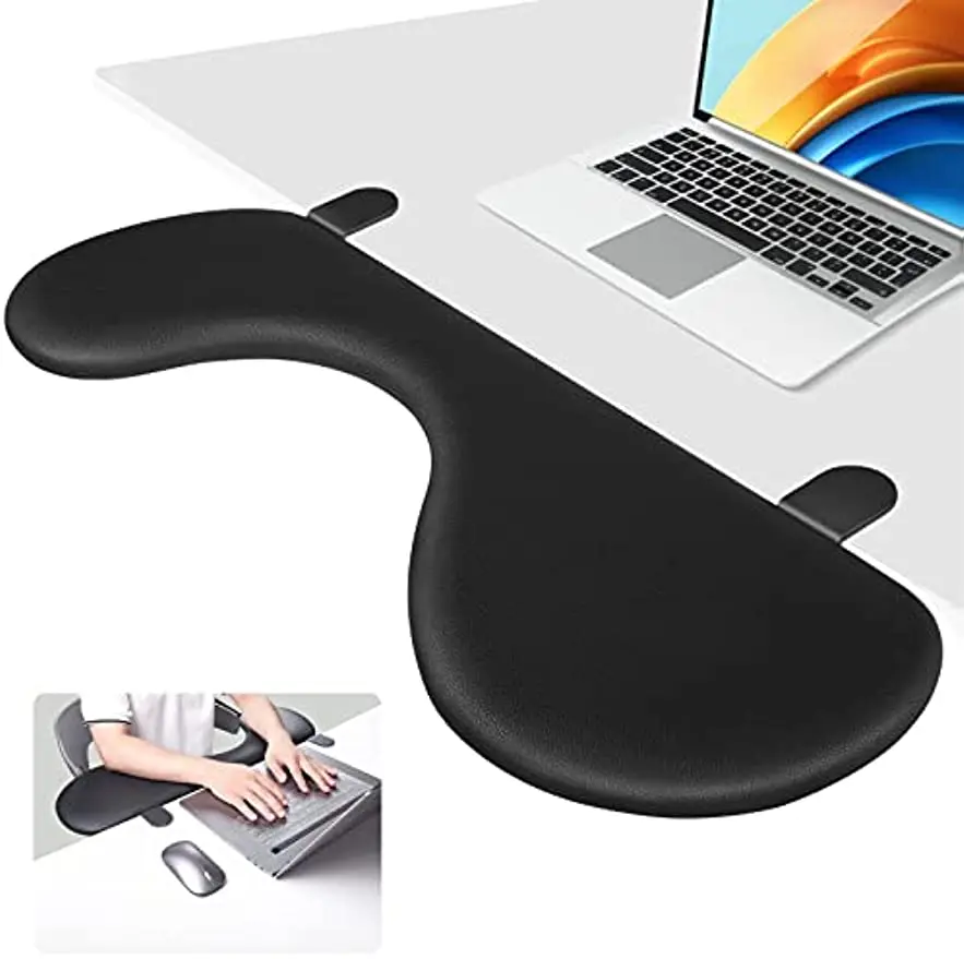 Desk Extender Adjustable Arm Rest Support for arm Support for Computer Desk Ergonomic Rotating Mouse Pad Holder