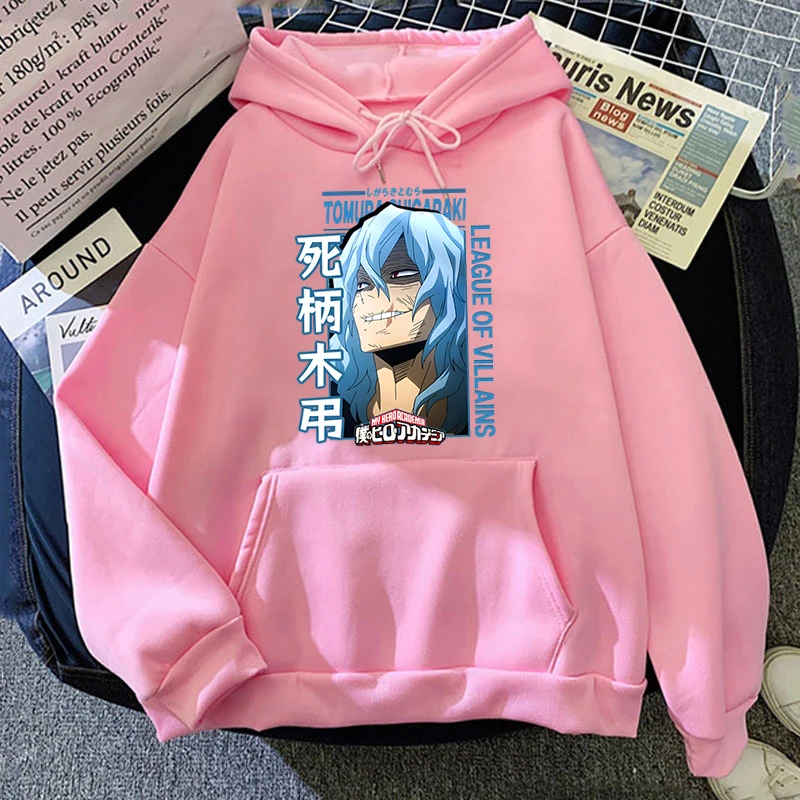 Anime Shigaraki Tomura Printed Hoodie For Women Fashion Autumn And Winter Pullover Sunisex Creative Personalized Sweatshirts