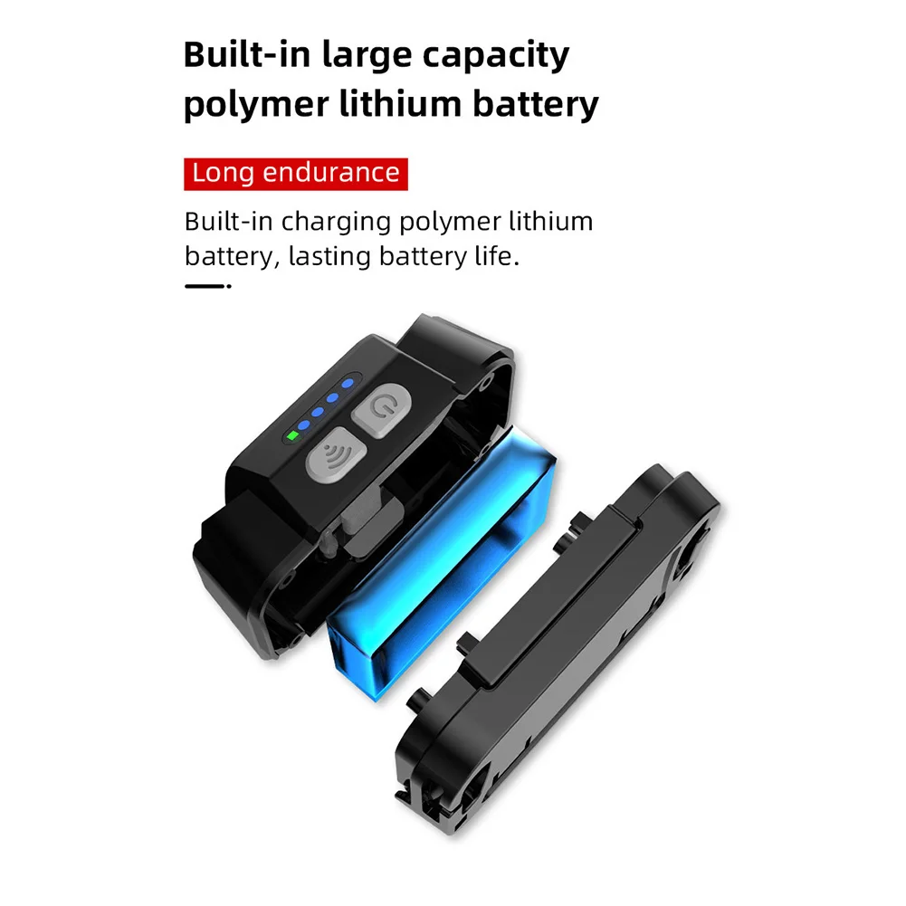 Faro con sensore di movimento a LED con torcia frontale esterna bianca rossa verde Display di alimentazione Potente torcia frontale per la pesca notturna