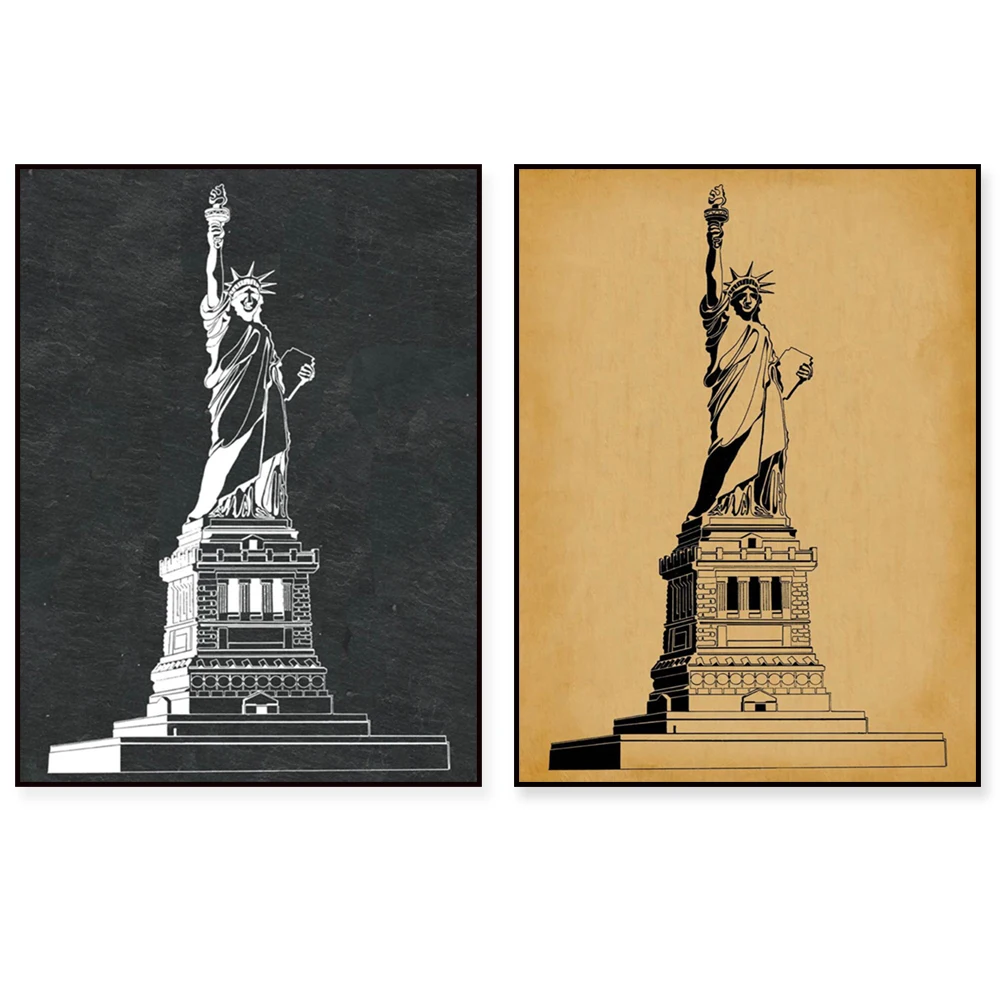Estatua de la libertad de la Isla Ellis de Nueva York, derechos iguales, historia de los derechos civiles, profesor, Estatua de la libertad, póster de Francia