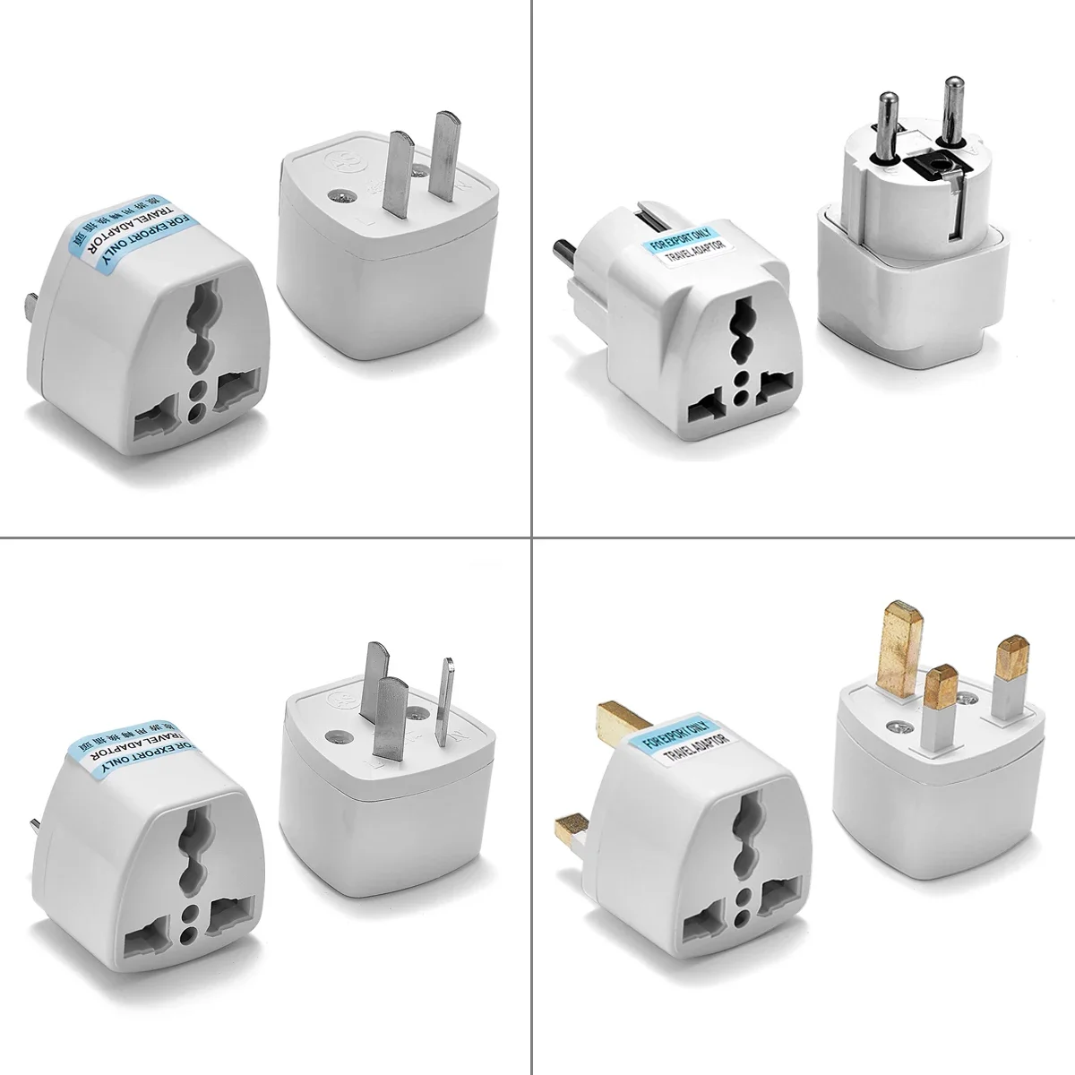 

US To UK Plug Adapter Korea Euro European To British Universal Travel Adapter 3Pin Plug Type G Power Adaptor Outlet Converter