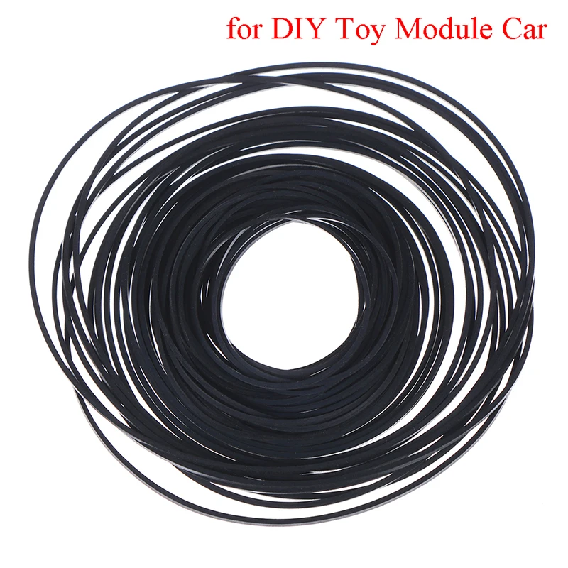 Rubber pulley transmission engine drive round belts for diy toy module car motor