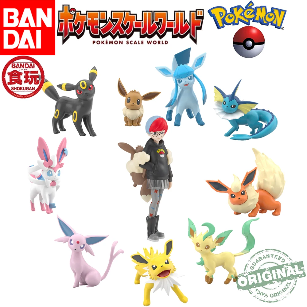 

In Stock Original Bandai Pokemon Scale World Paldea Region Eeveelution Sylveon Jolteon Vaporeon Flareon Espeon Umbreon Leafeon