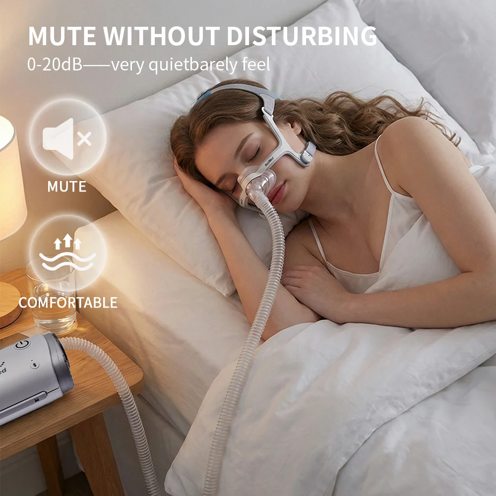 Resmed Portable AirMini CPAP Full Set Auto AirMini Home Bluetooth Medical Non-invasive Snoring Sleep Ventilator - Image 4