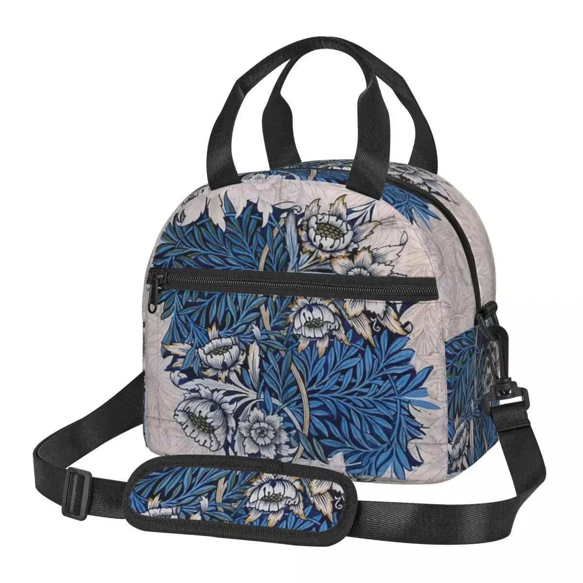 

Сумки для обеда William Morris Bullerswood, изолированная коробка для бенто, сумка для обеда, многоразовые сумки для пикника, термосумка для женщин и девочек, путешествия