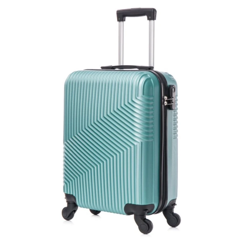 STARLEY-Maleta Avión Equipaje de Mano Viaje Cabina Trolley ABS Rígida 4 Ruedas Maleta de cabina