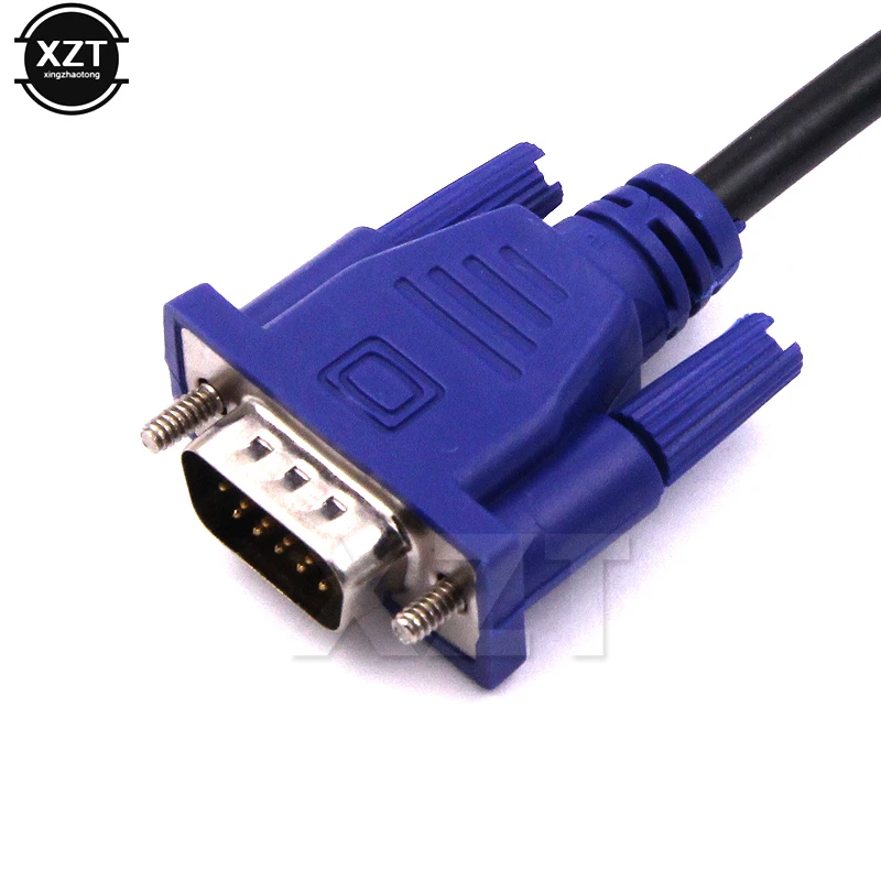 Najnowszy 1szt 1.3M monitor komputerowy kabel VGA do VGA ze złączem męskim HDB15 na męskie HDB15 do konwertera adaptera PC TV